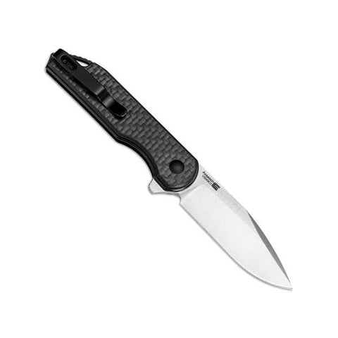 Kizer Assassin CF G10 Black Button Lock