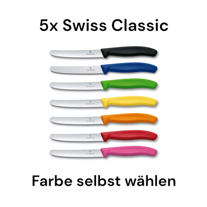 Victorinox Swiss Classic Tafelmesser Tomatenmesser Küchenmesser Wellenschliff 