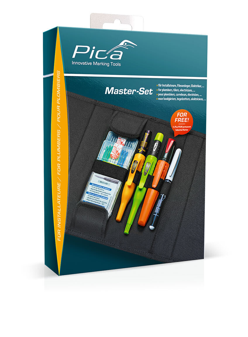 Pica Master-Set Schreiner Zimmermann Installateur Sets inkl. Tasche Pica Dry