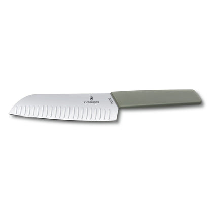 Victorinox Swiss Classic Santokumesser Küchenmesser Kullenschliff Extra Scharf