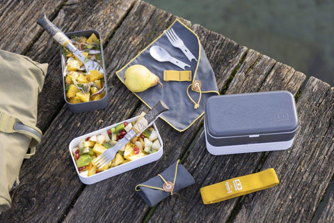 Opinel PICNIC 3, 4 oder 5-tlg. Set Gabel Löffel Messer Camping Besteck Picknick