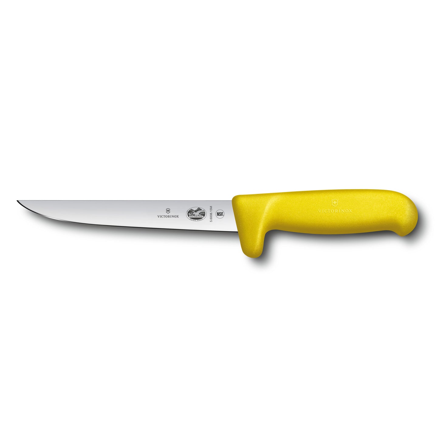 Victorinox Ausbeinmesser 15 cm Fibrox Safety Grip schwarz gelb 5.6003.15M