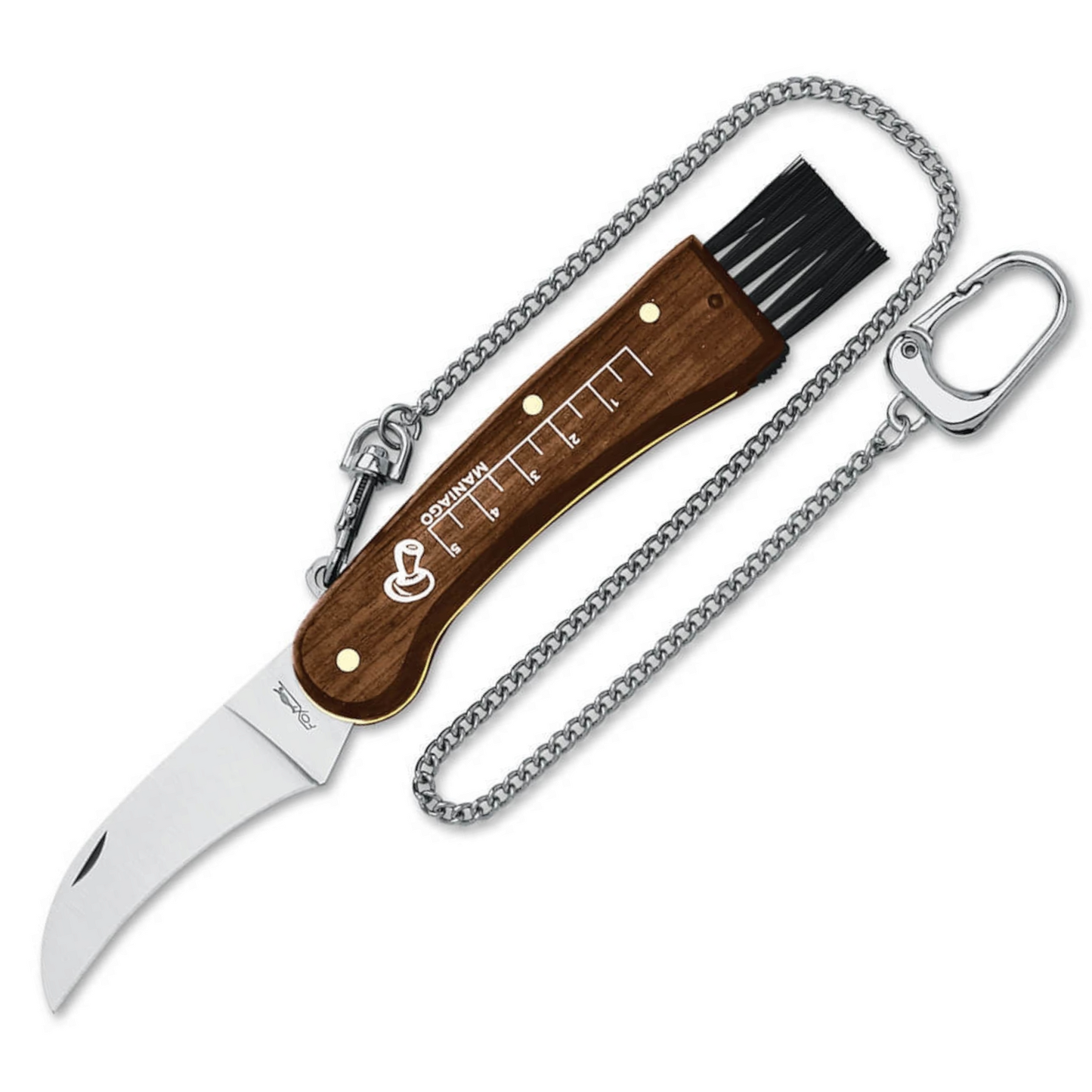 Fox Knives Pilzmesser mit Bürste Palisanderholz Funghi