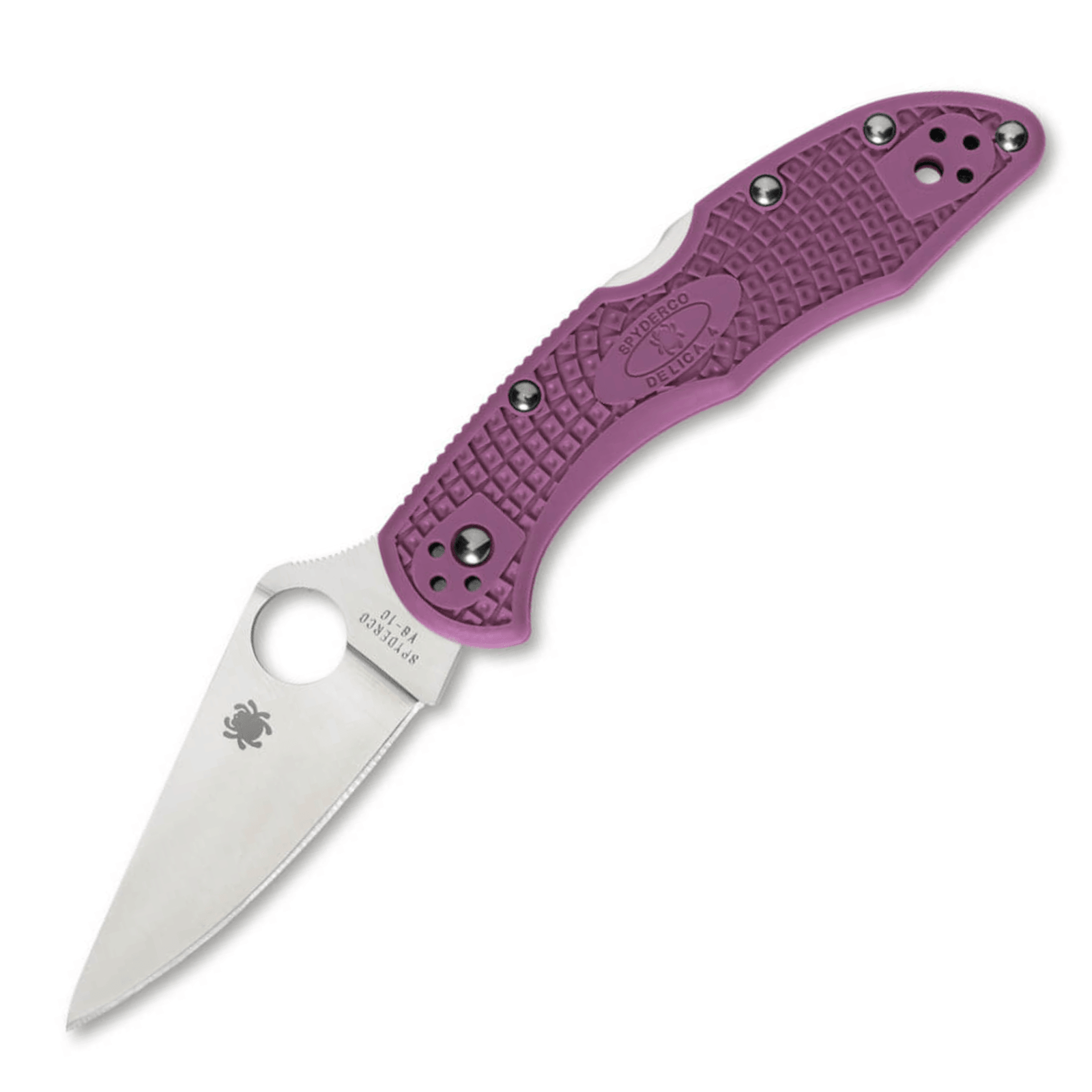 Spyderco Delica 4 Lightweight Flat Ground Purple