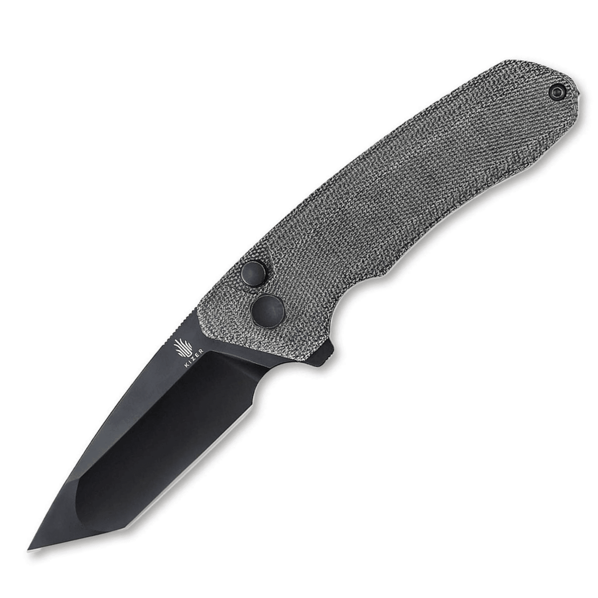 Kizer Mad Tanto Micarta Black