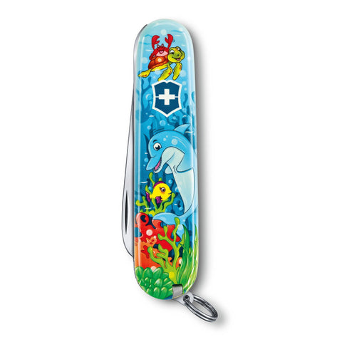 Kindermesser MY FIRST VICTORINOX SETS FÜR KINDER, TIER-EDITION Delfin, Hase, Papagei