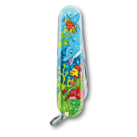 Kindermesser MY FIRST VICTORINOX SETS FÜR KINDER, TIER-EDITION Delfin, Hase, Papagei