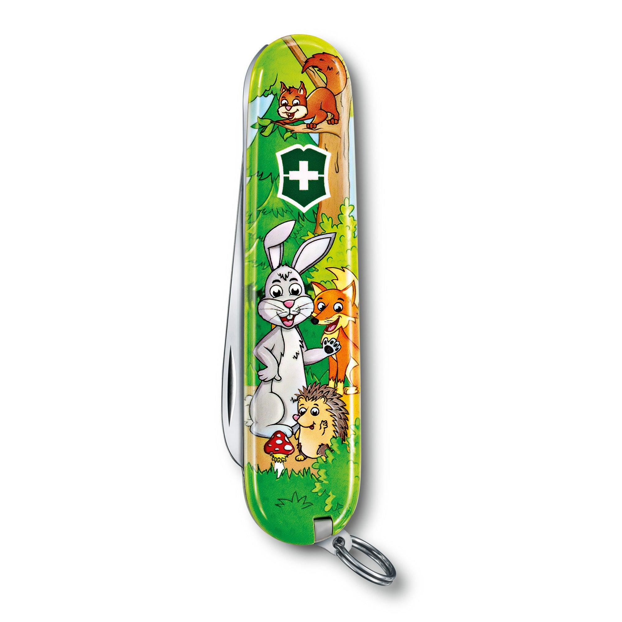 Kindermesser MY FIRST VICTORINOX SETS FÜR KINDER, TIER-EDITION Delfin, Hase, Papagei