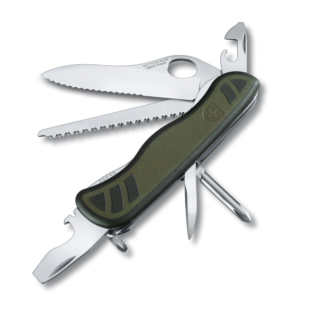 Victorinox Soldatenmesser 10 Funktionen Einhandmesser