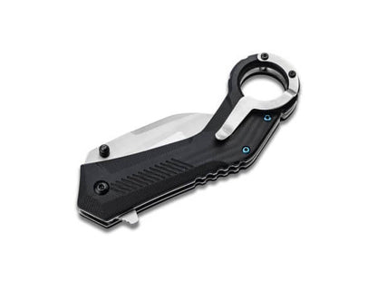 Böker Magnum Veloc Karambit Messer mit einem federunterstützten Öffnungsmechanismus